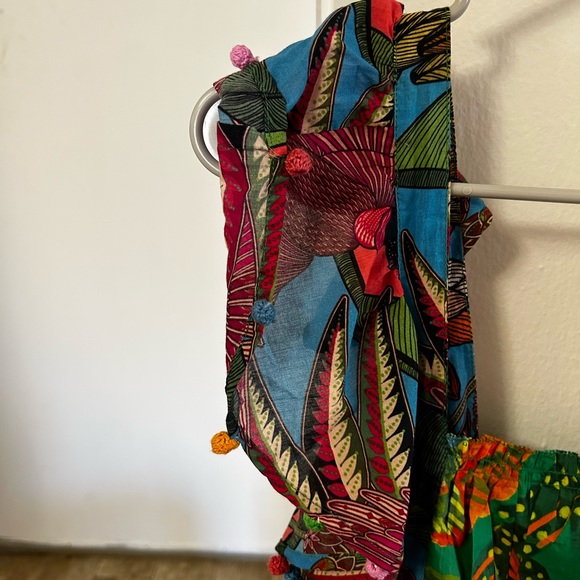 FARM Rio Multicolor Tropical Print Top - Picture 4 of 4